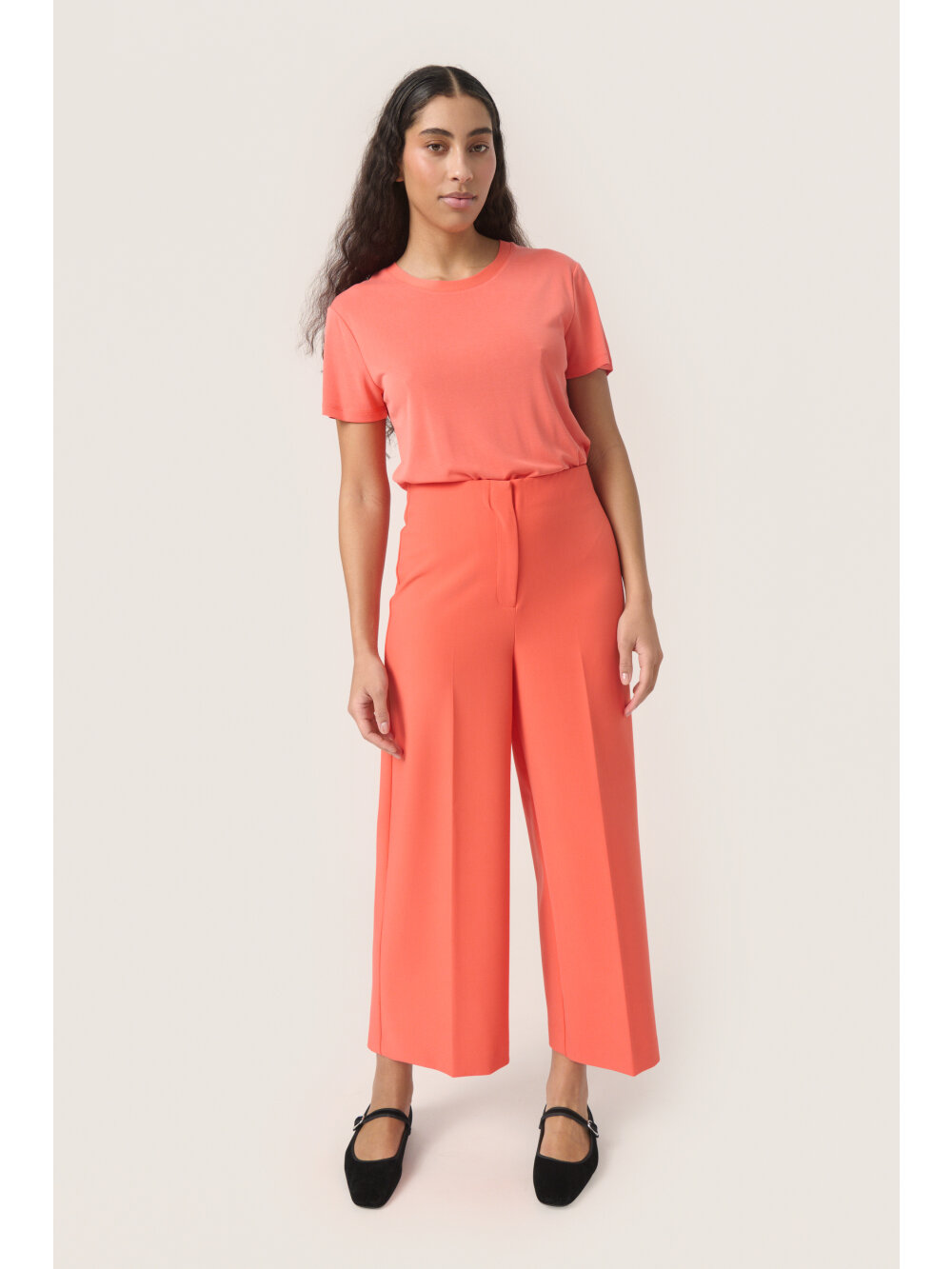 Soaked In Luxury - SLCorinne Wide Cropped Pants