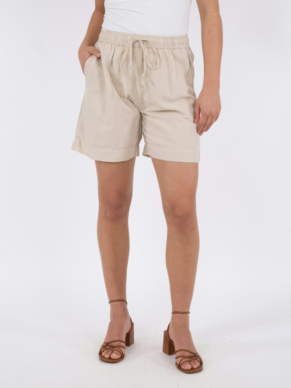 Neo Noir - Shea Linen Shorts