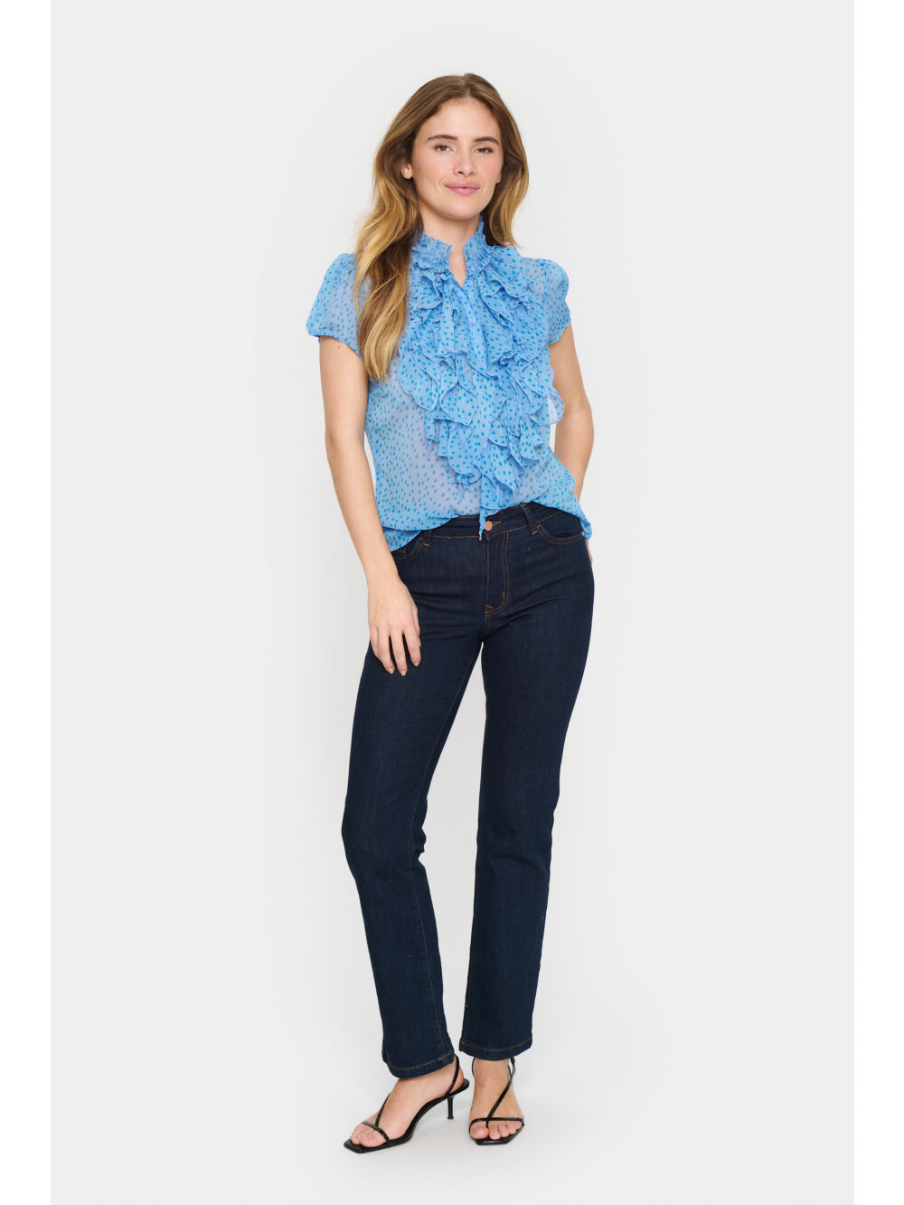 Saint Tropez - LiljaSZ Crinkle SS Shirt