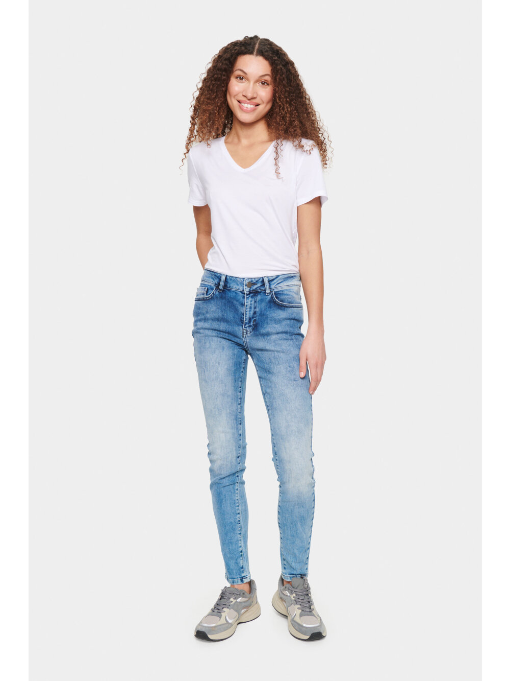 Saint Tropez - MollySZ MW Slim Jeans