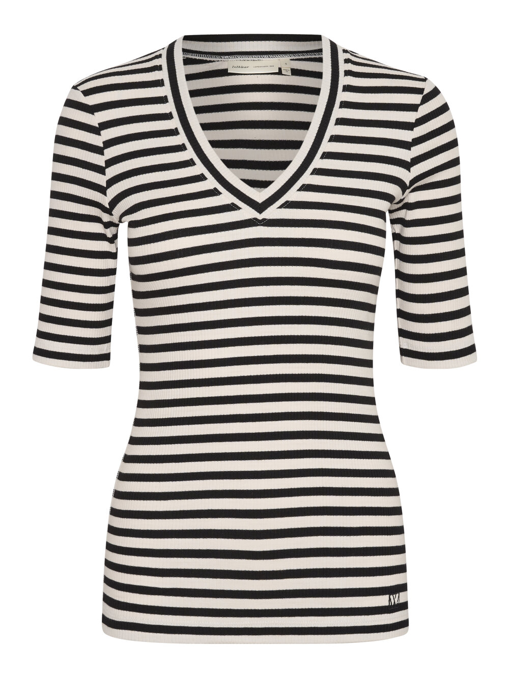 InWear - DagnaIW Striped V T-Shirt