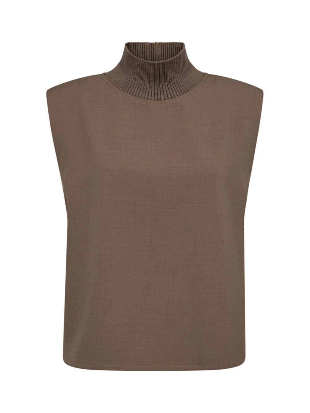 Co´Couture - HopeCC Rib Turtleneck Vest