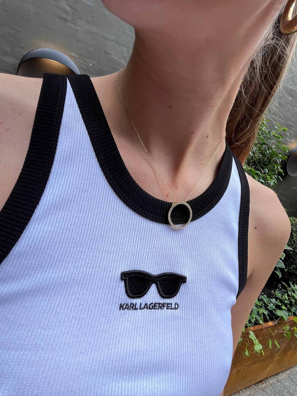 Karl Lagerfeld - FASHION TANK TOP W/SUNGLASSES