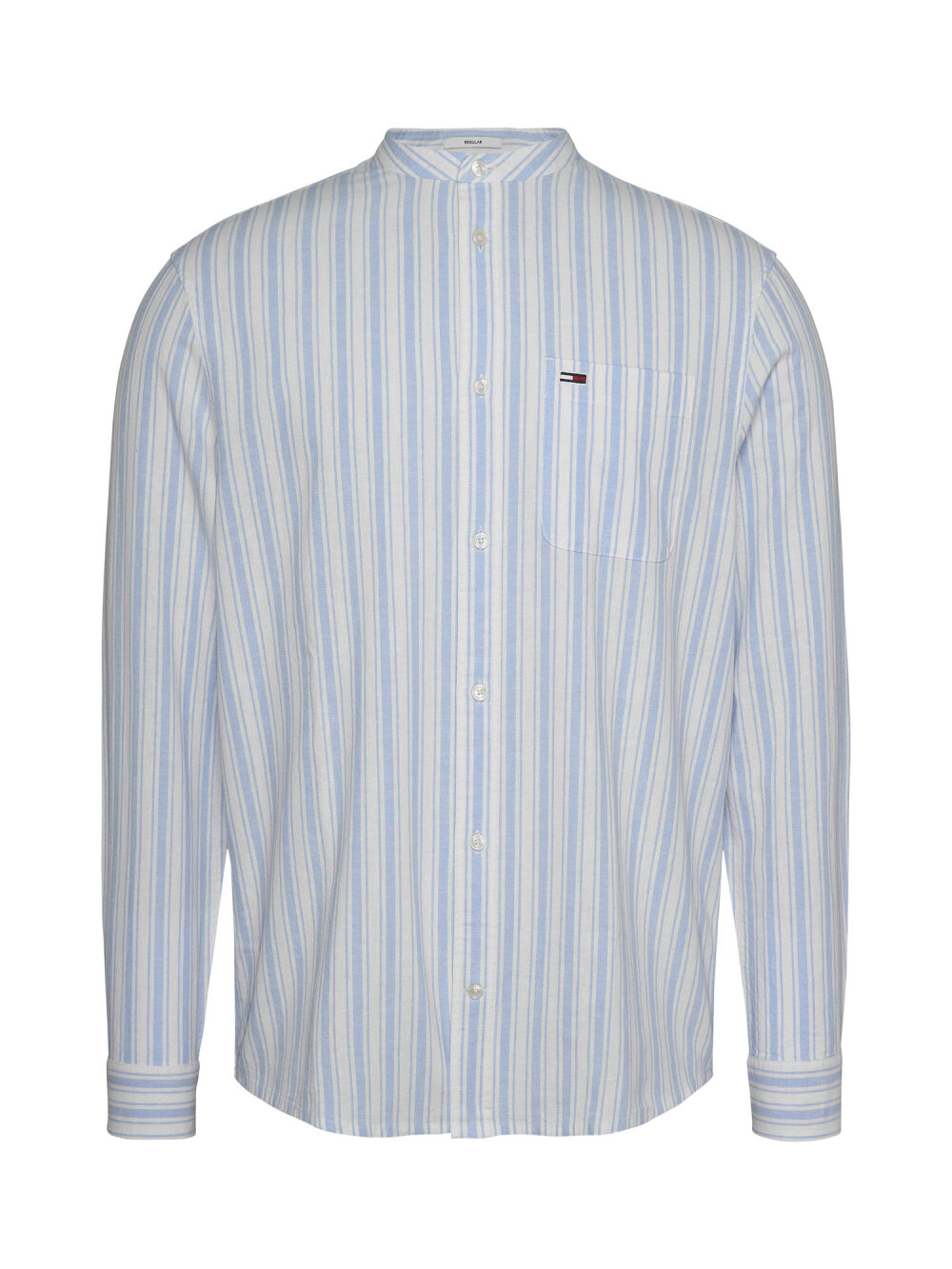 Tommy Jeans - TJM MAO STRIPE LINEN SKJORTE