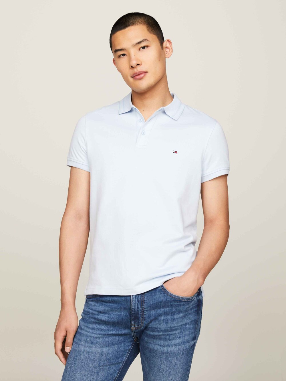 Tommy Hilfiger - PRETWIST MOULINE POLO