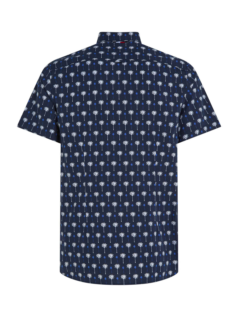 Tommy Hilfiger - PALM PRINT SLIM SHORT SLEEVE SKJORTE