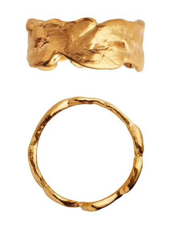 Stine A - GOLD SPLASH LAVA Ring 52