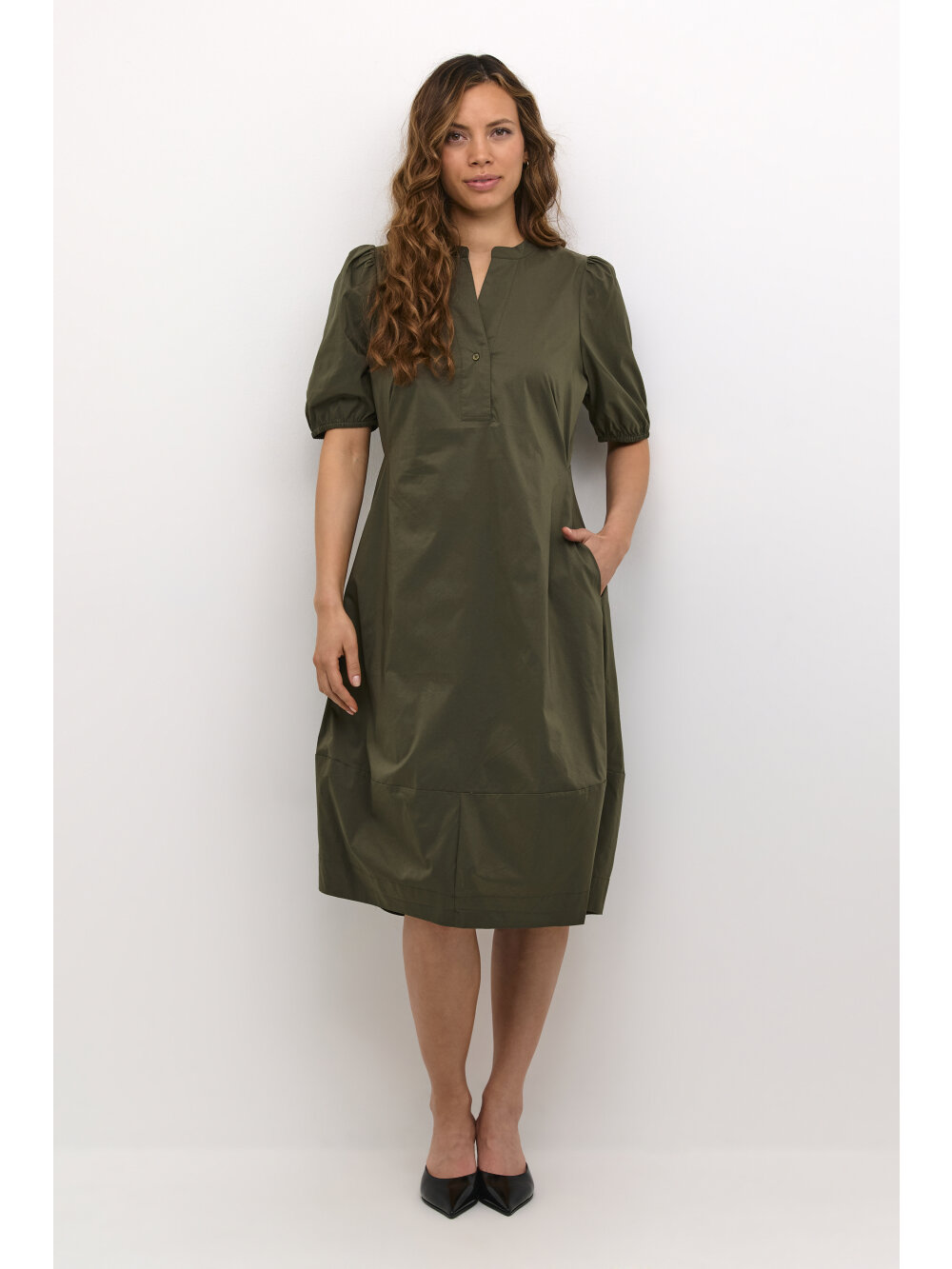 Culture - CUantoinett SS Placket Dress