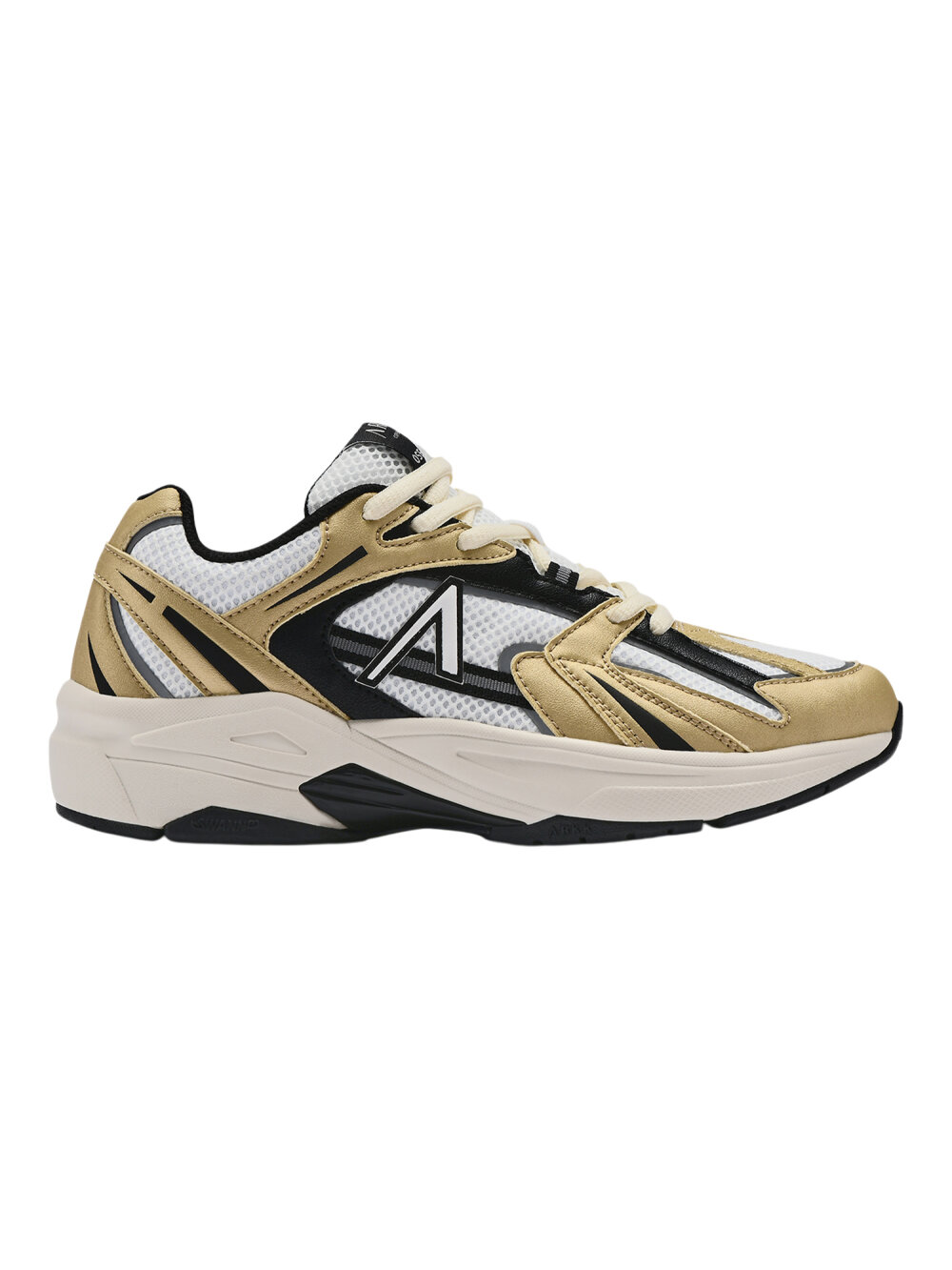 ARKK Copenhagen - Oserra Gold Black Women Sneakers