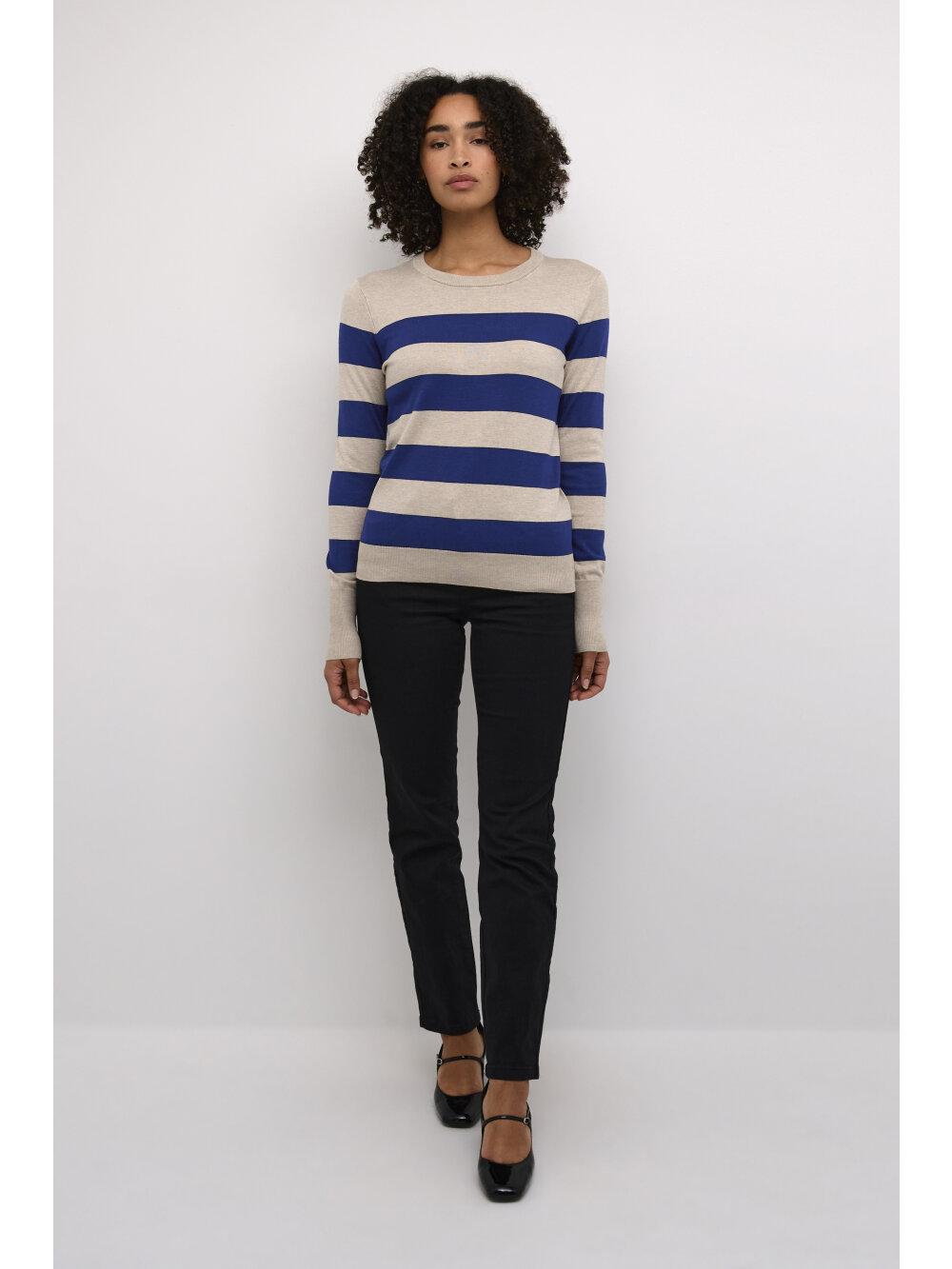 Kaffe - KAlizza Striped Knit Pullover