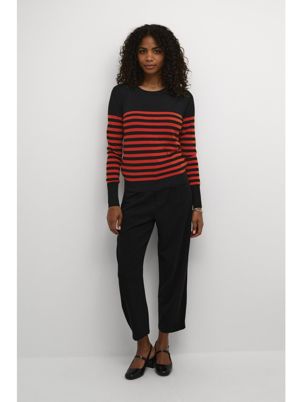 Kaffe - KAlizza Striped Knit Pullover