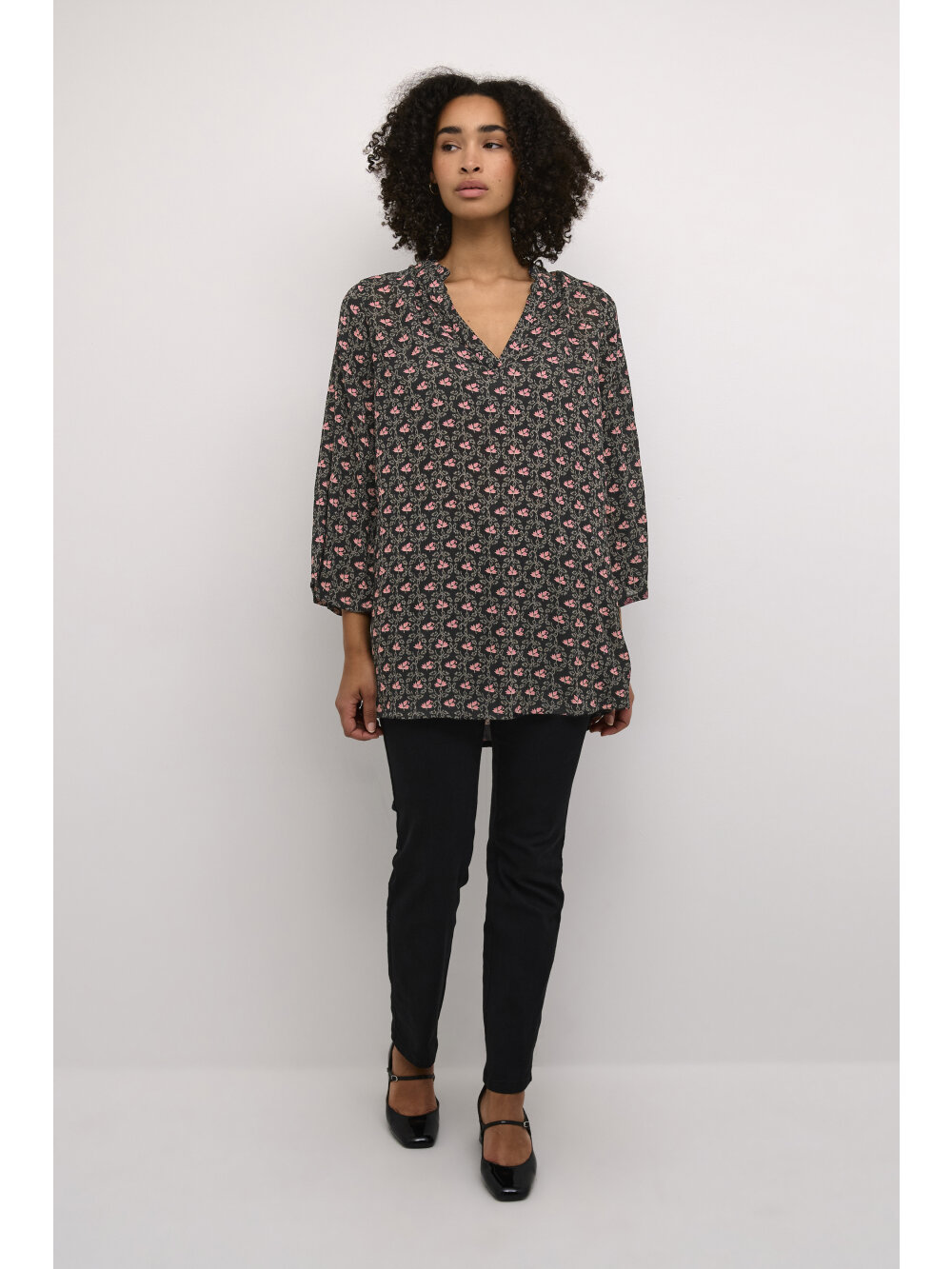 Kaffe - KAamber Frill Tunic Printed