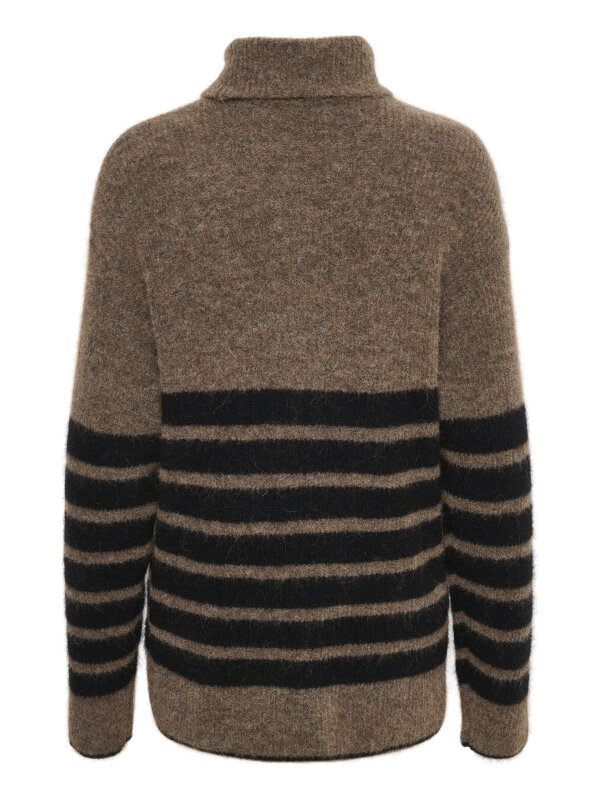 Gestuz - AlphaGZ striped rollneck