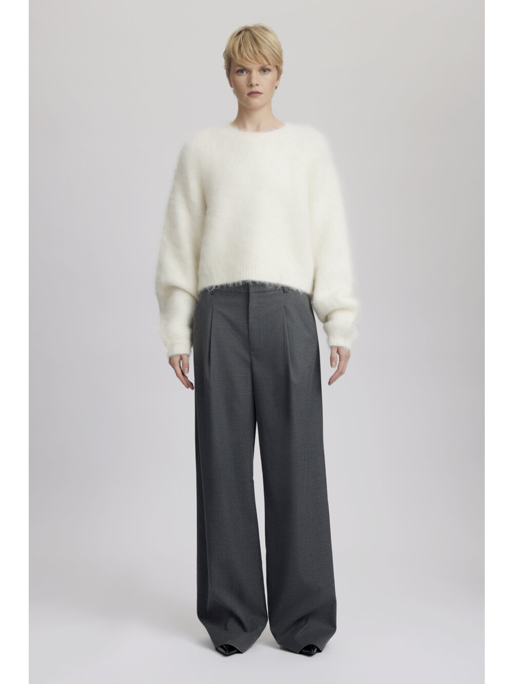 Gestuz - PaulaGZ melange MW wide pants