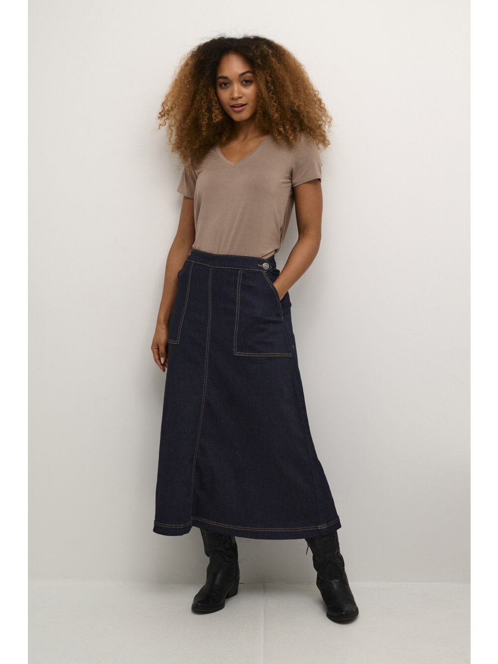 Culture - CUannalisa Ami Denim Skirt