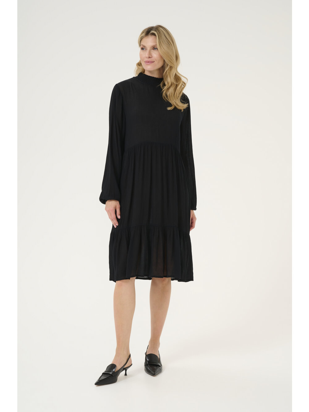 Kaffe - KAamber Smock Dress Solid