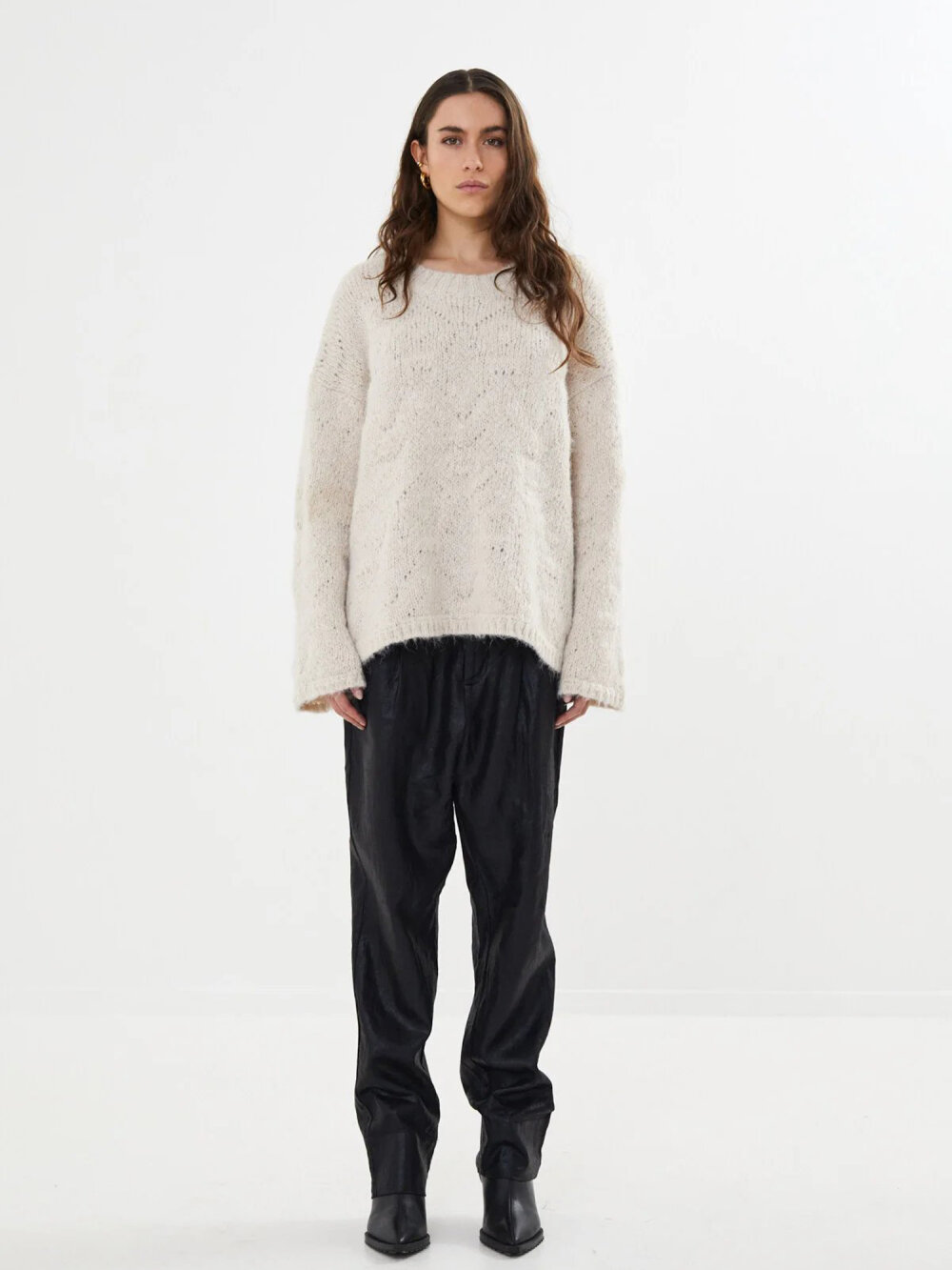 Rabens Saloner - Dual knit oversize Strik