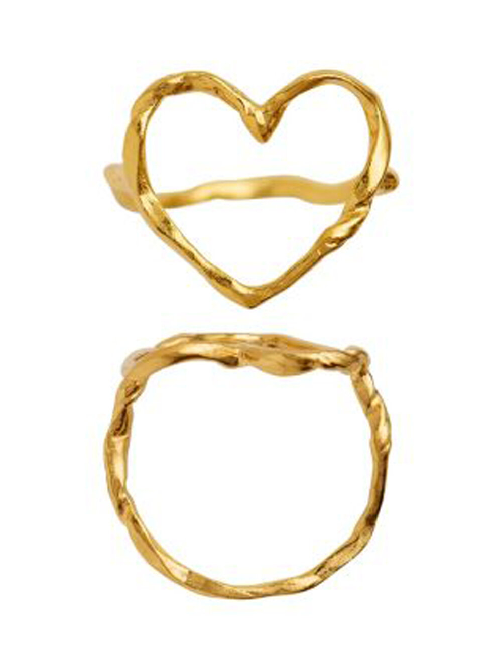 Stine A - Funky Heart Ring 54