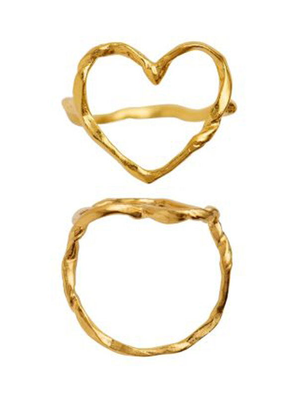 Stine A - Funky Heart Ring 52