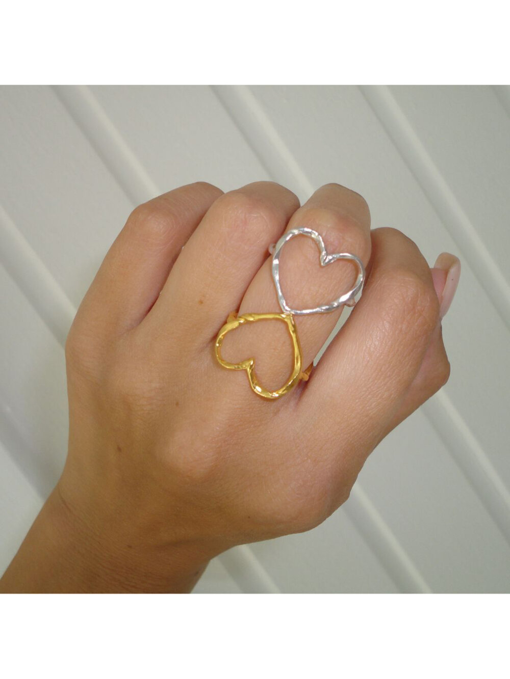 Stine A - Funky Heart Ring 52