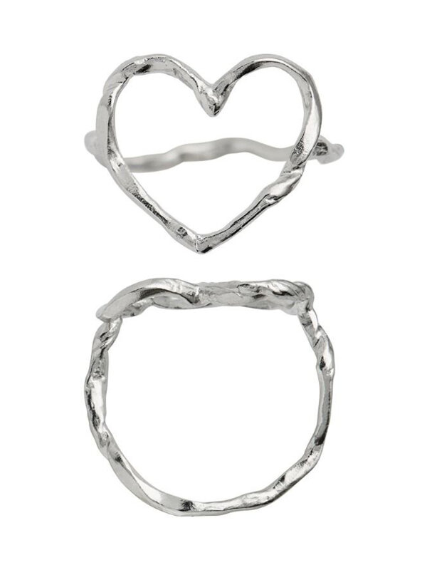 Stine A - Funky Heart Ring 54