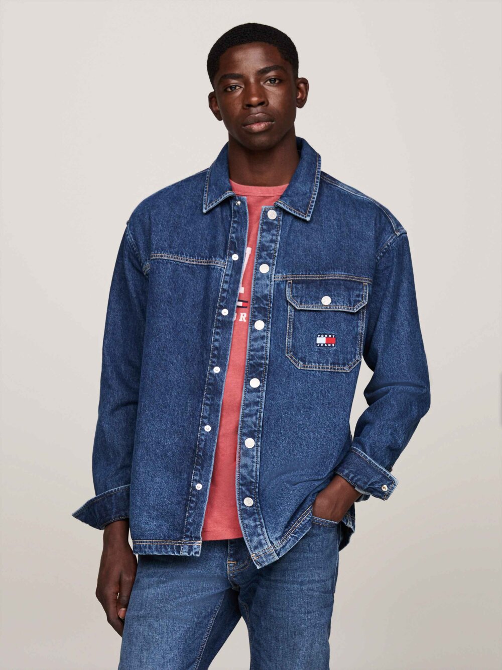 Tommy Jeans - TJM ESSENTIAL DENIM Overshirt