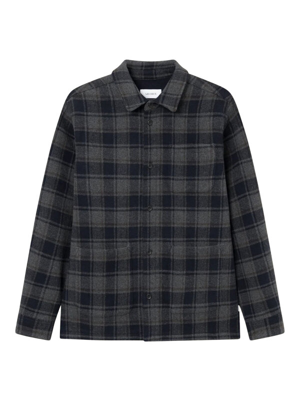 Les Deux - Jason Check Wool Overshirt 2.0