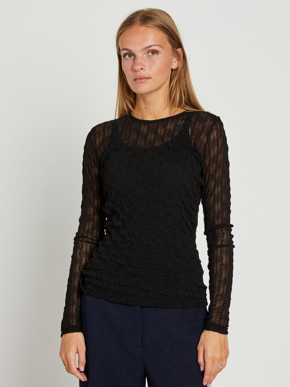 Rue De Femme - Round neck Rdf Bluse