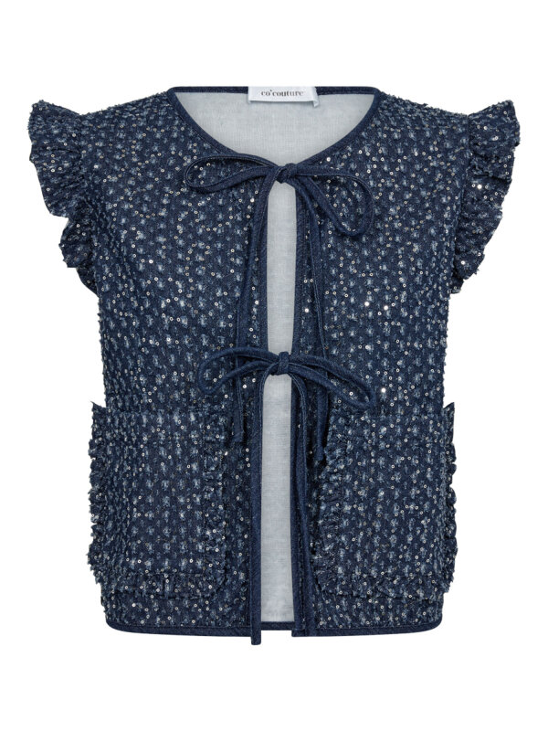 Co´Couture - SequinCC Denim Vest