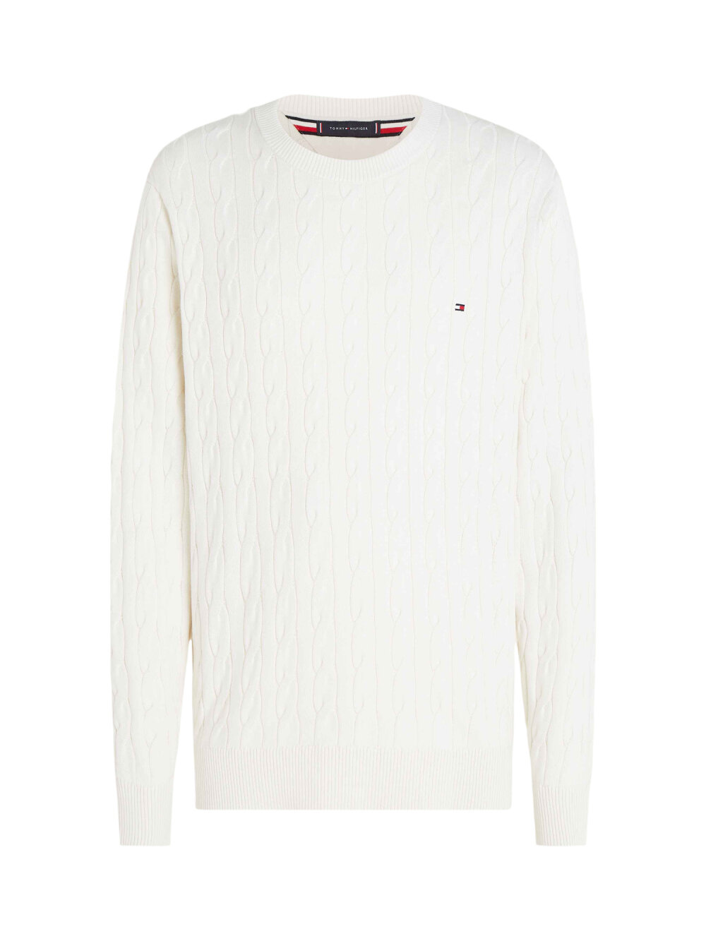 Tommy Hilfiger - CLASSIC COTTON CABLE CREW NECK Strik