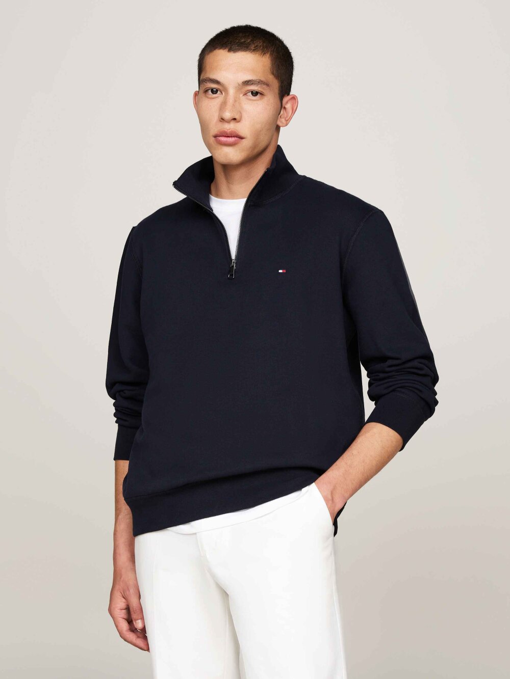 Tommy Hilfiger - ESSENTIAL FLEECE 1/4 ZIP Sweatshirt