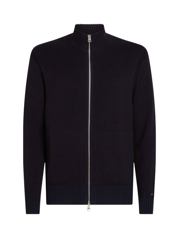 Tommy Hilfiger - MOULINE ZIP THRU Cardigan