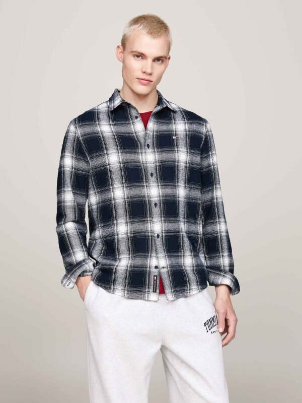 Tommy Jeans - TJM REG CHECK FLANNEL EXT Skjorte