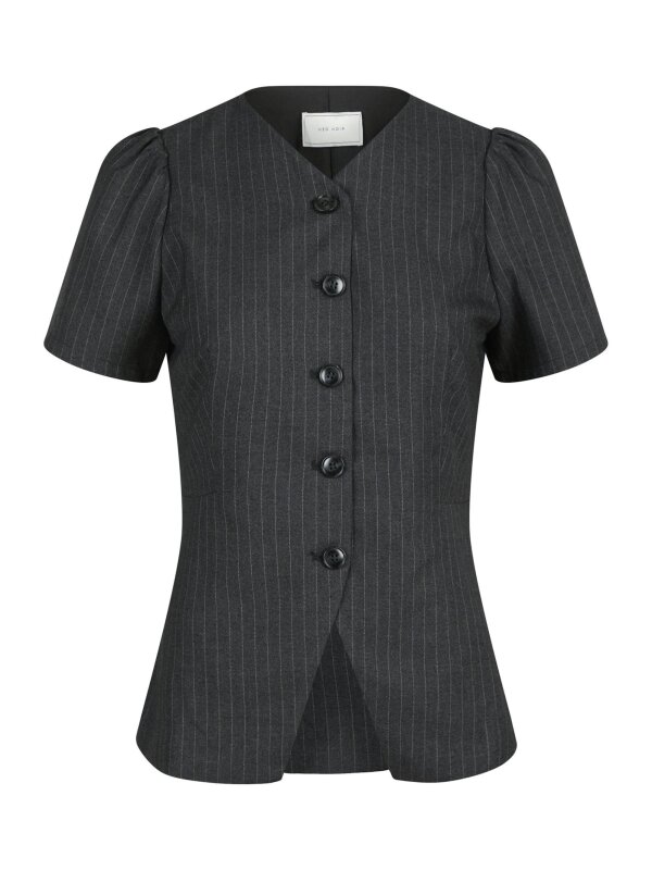 Neo Noir - Jules Pinstripe Bluse