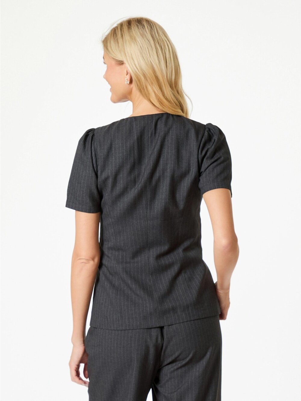 Neo Noir - Jules Pinstripe Bluse