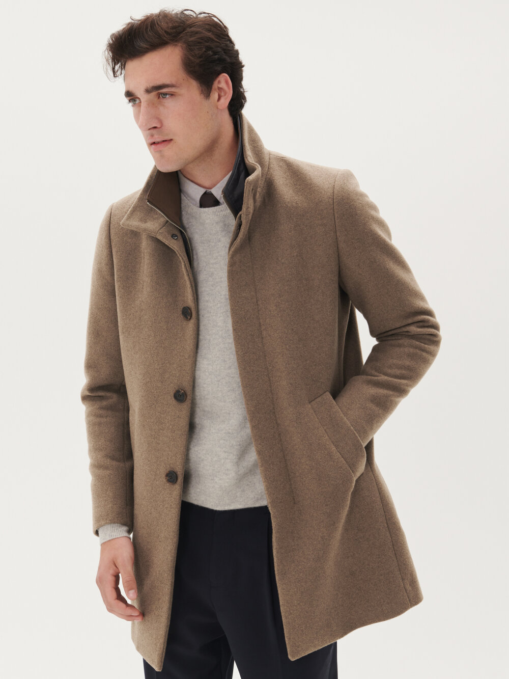 Matinique - Harvey N Classic wool Frakke