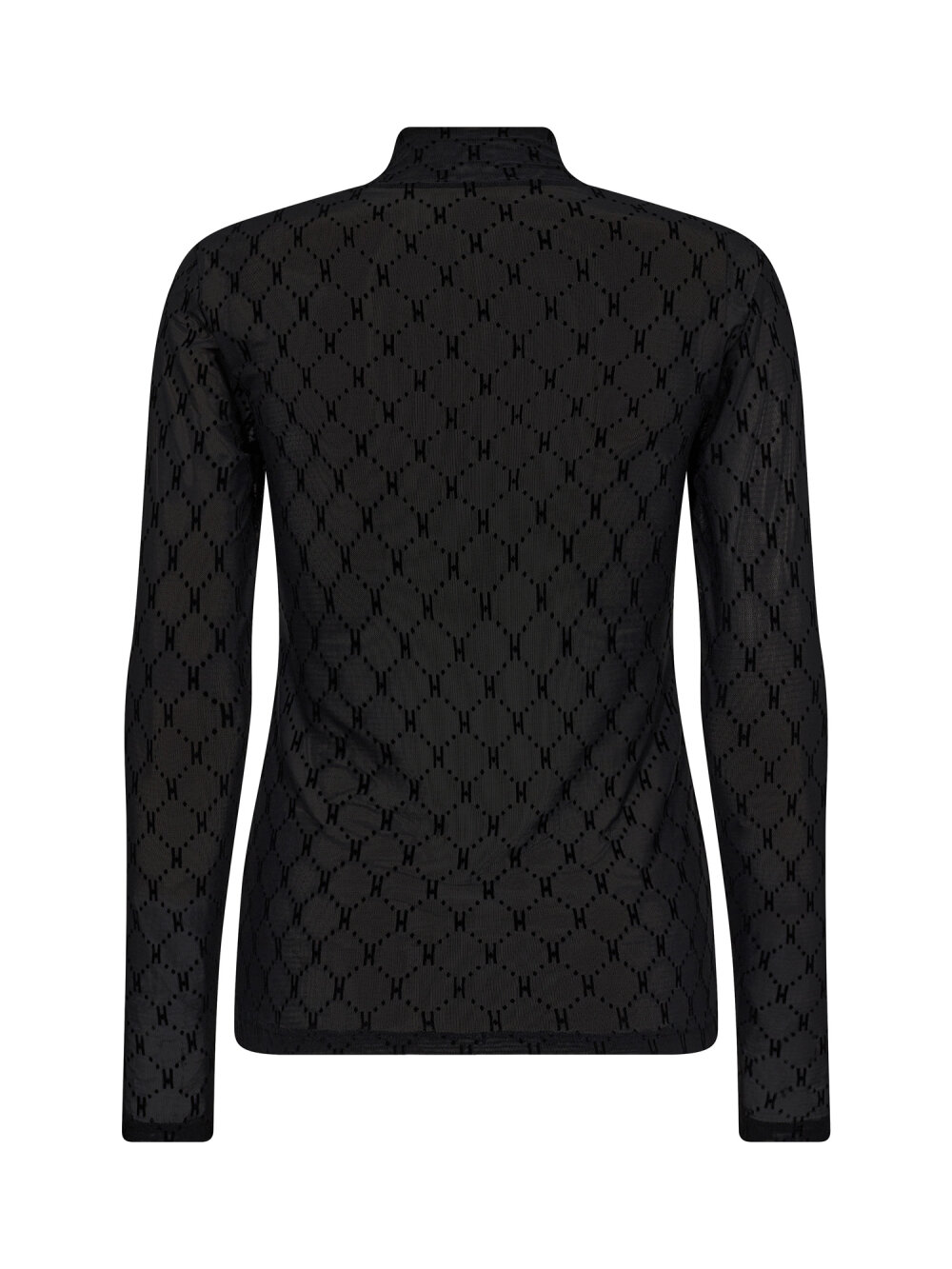 Hype the Detail - 315 14 Mesh Turtle Neck Bluse